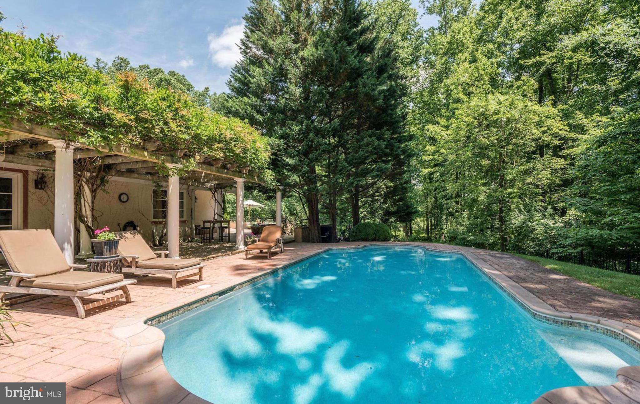 1127 Bellview Road McLean, VA 22102 - Photo 34 of 67 a view of a swimming pool with lounge chair