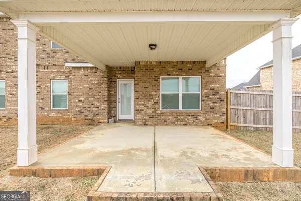 a view of a entryway door front of house