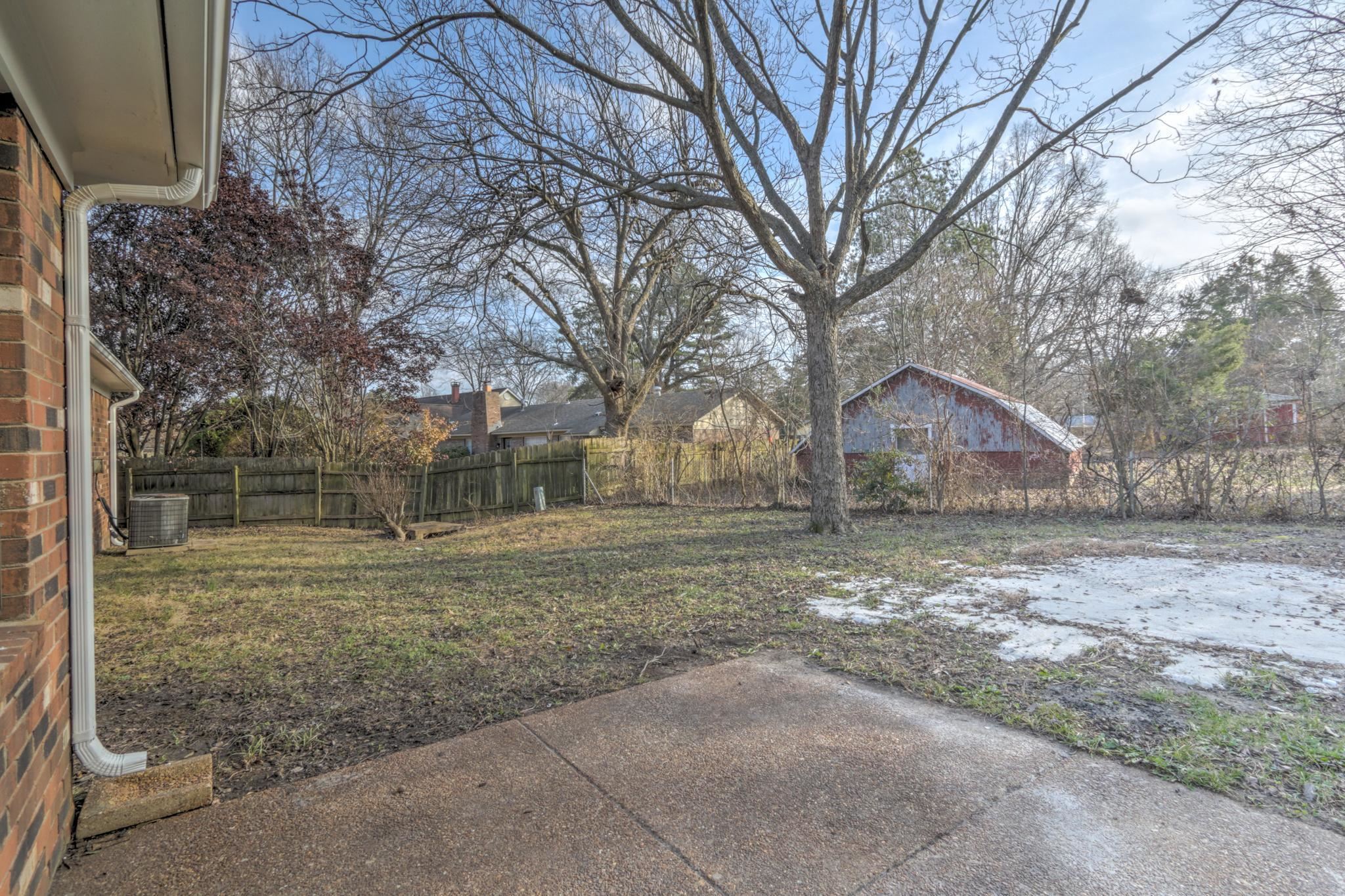 6489 Ruffle Cove Bartlett, TN 38134 - Photo 21 of 25 a view of a yard with a large tree