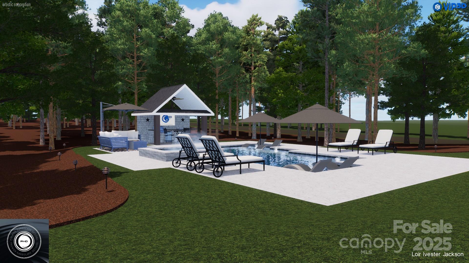 8034 Bay Pointe Drive Denver, NC 28037 - Photo 40 of 45 a view of a house with sitting area and garden