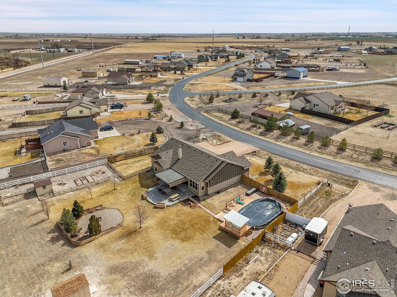 40775 Jade Drive Ault, CO 80610 - Photo 36 of 40 an aerial view of a city