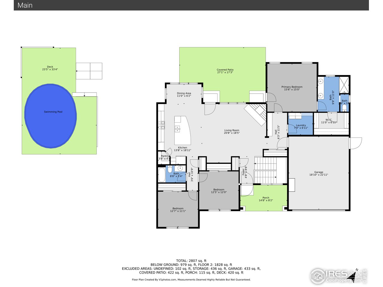 40775 Jade Drive Ault, CO 80610 - Photo 39 of 40 a picture of a floor plan