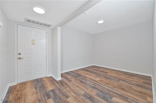 wooden floor in a empty room