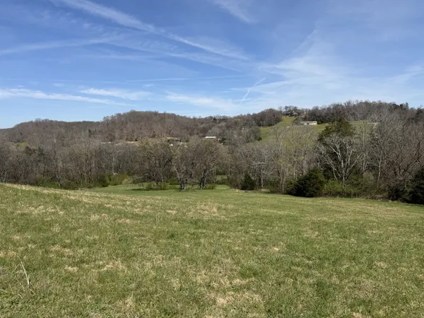 a view of an outdoor space with mountain view