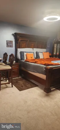 a room with furniture