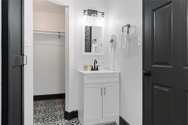 a close up view of racks on the wall