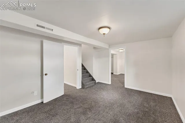 a view of an empty room