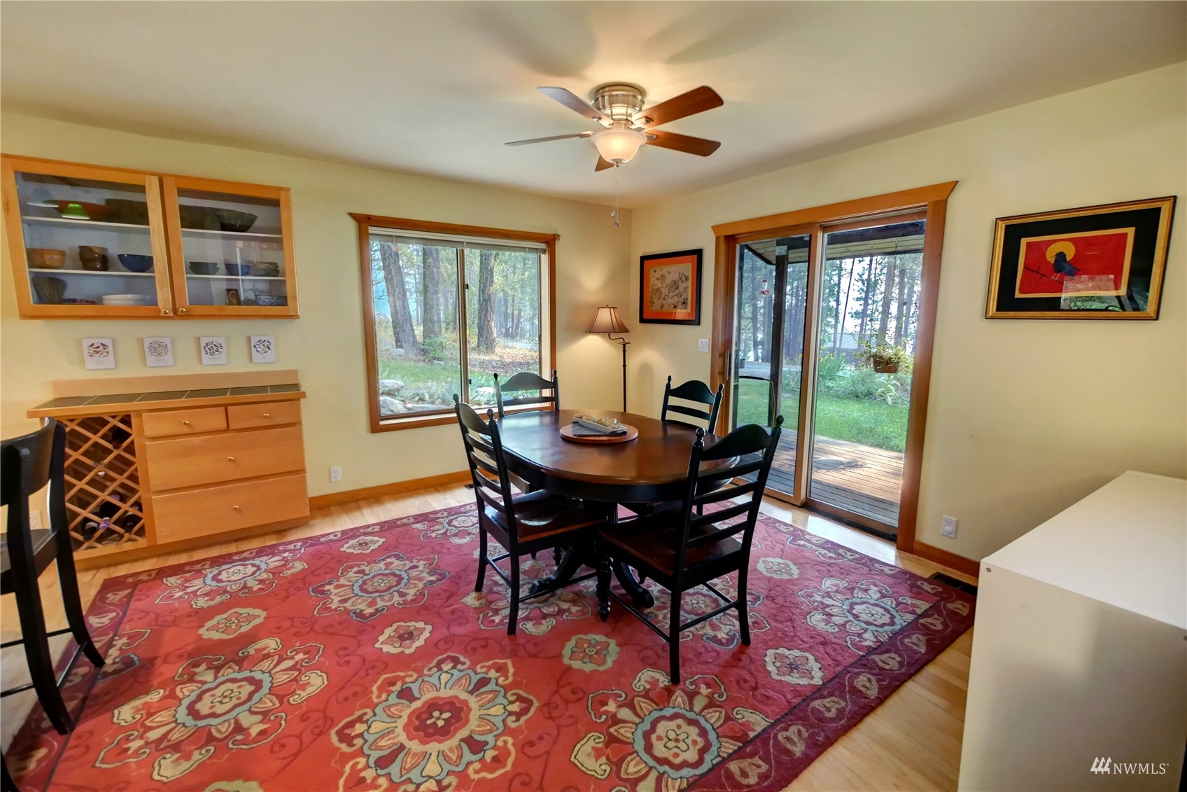 12 Bitterbrush Road Winthrop, WA 98862 - Photo 12 of 39 a dining room with furniture and window