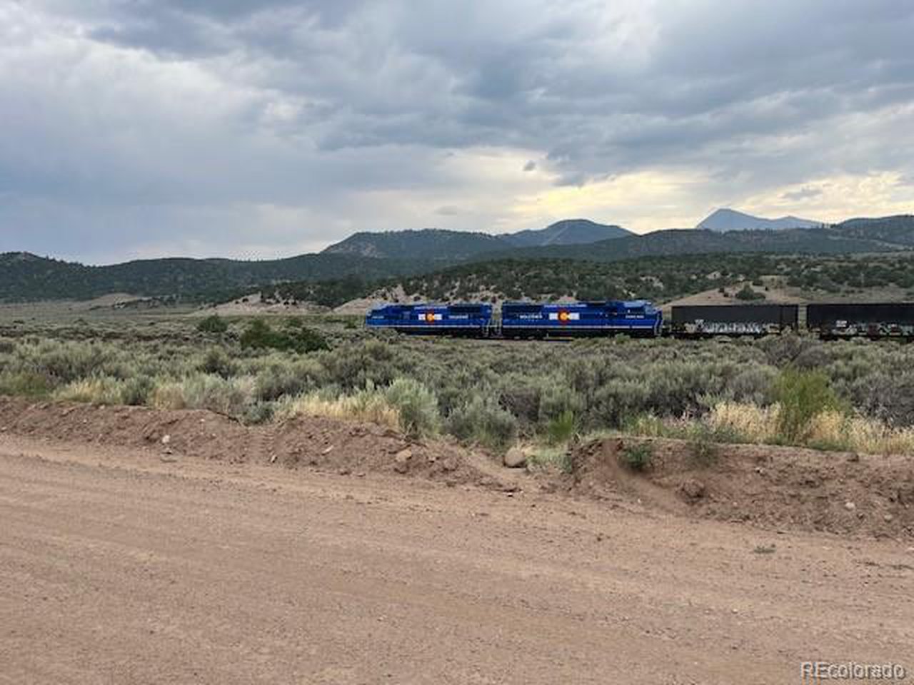 4516 Beekman Road Fort Garland, CO 81133 - Photo 6 of 23 Looking W out from the property, towards the train tracks and Hwy 160.