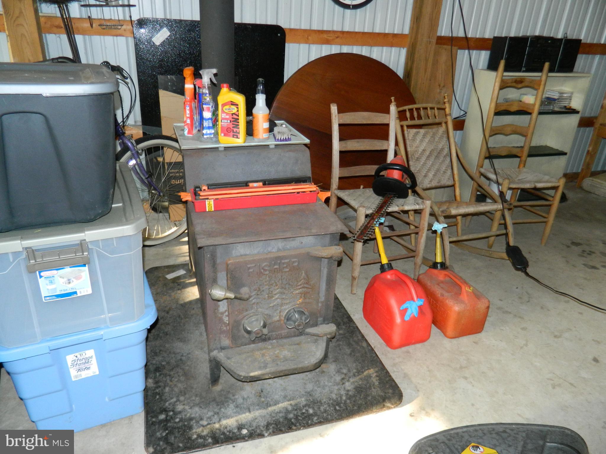 20822 San Mar Road Boonsboro, MD 21713 - Photo 29 of 36 Woodstove in garage