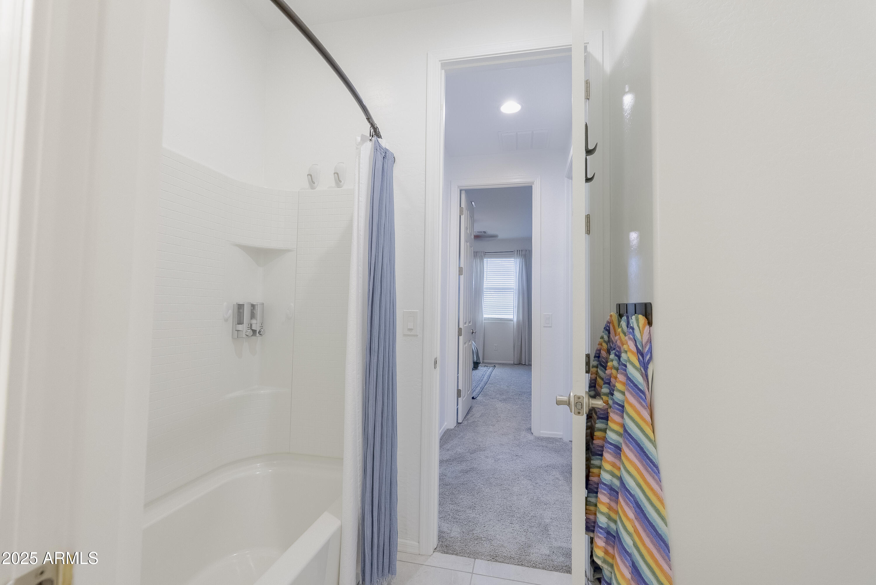 22638 East Quintero Court Queen Creek, AZ 85142 - Photo 28 of 39 a bathroom with a bathtub and a shower