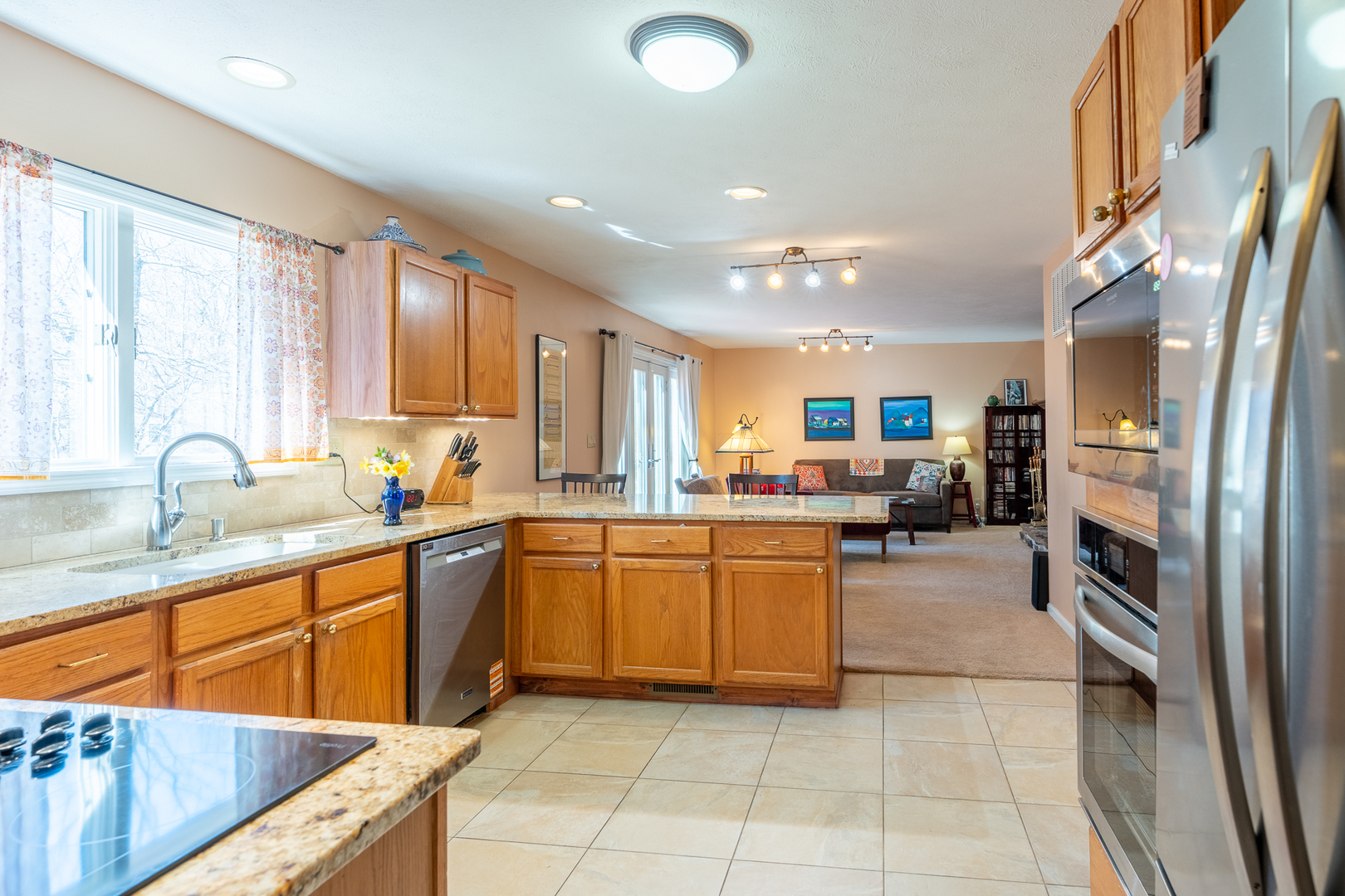 166 Union Grove Road Carbondale, IL 62903 - Photo 16 of 53 a large kitchen with stainless steel appliances lots of counter top space