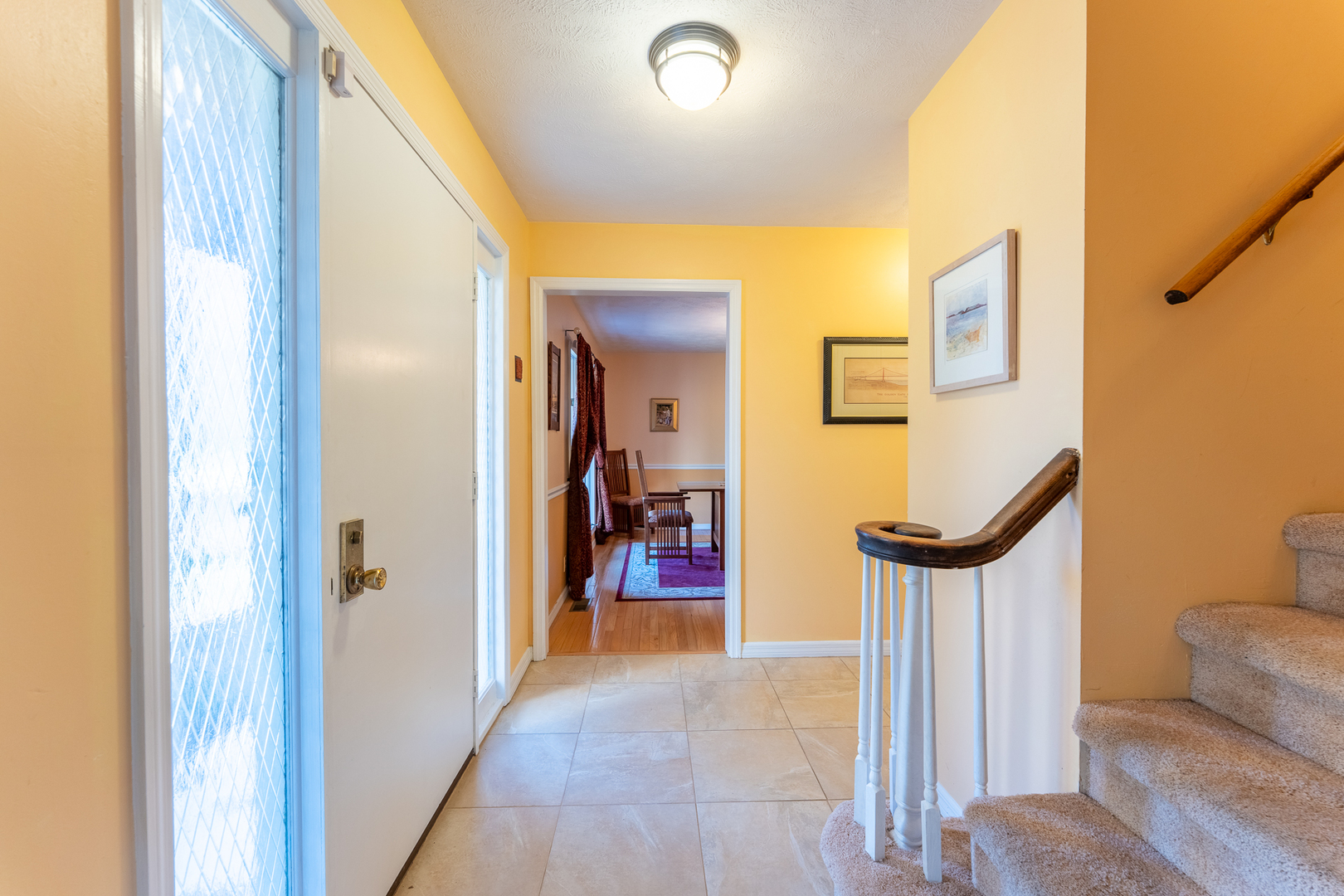 166 Union Grove Road Carbondale, IL 62903 - Photo 20 of 53 a view of a hallway with a livingroom and furniture