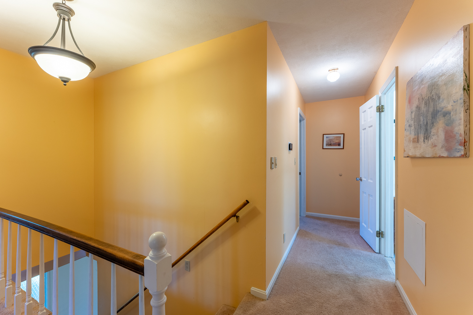 166 Union Grove Road Carbondale, IL 62903 - Photo 21 of 53 a view of a hallway with a chandelier