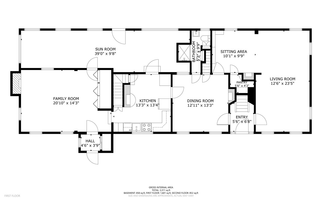 33 Indian Pond Road Kingston, MA 02364 - Photo 43 of 44 First Floor Plan