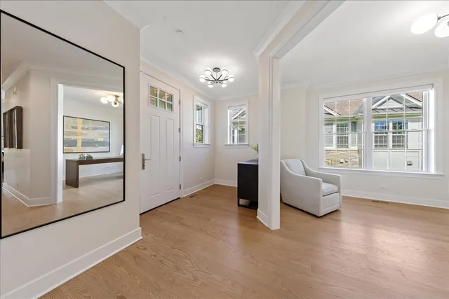 a view of livingroom with furniture and windows