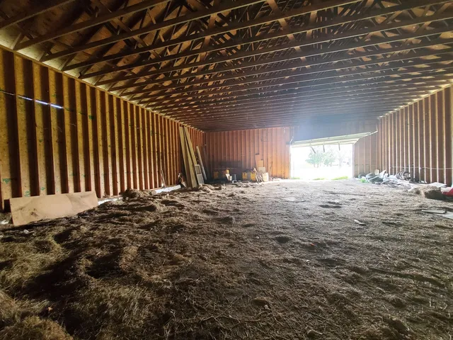 a view of a backyard of a house