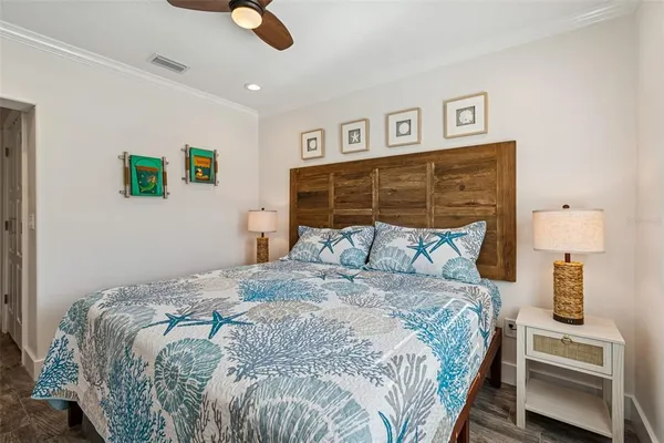 an aerial view of a house with yard swimming pool and outdoor seating