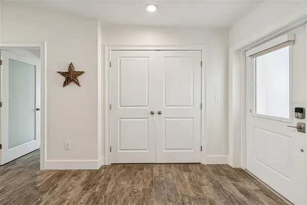 an aerial view of a city with lots of residential buildings