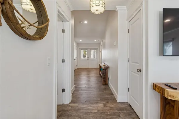 a view of an ocean beach