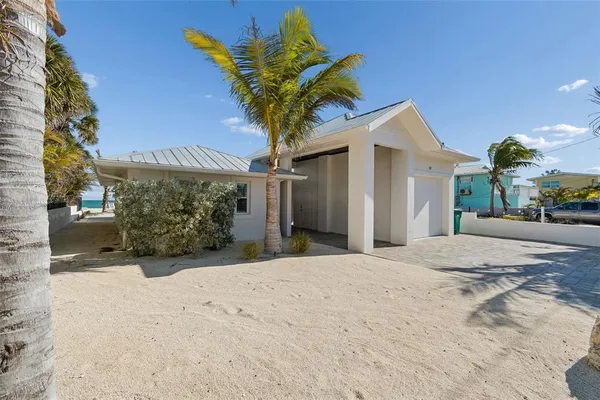 a view of a wooden floor with a yard