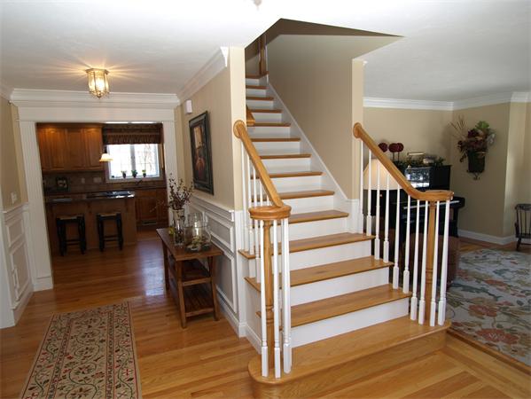 151 Green Road Bolton, MA 01740 - Photo 4 of 28 a view of entryway and hall with wooden floor