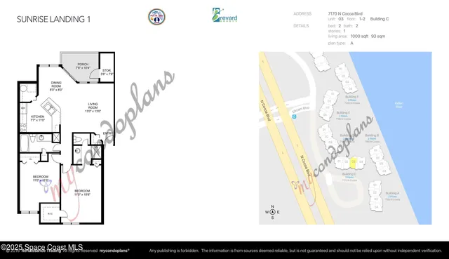 $210,850 | 7170 N Highway, Unit 103, Cocoa, FL 32927