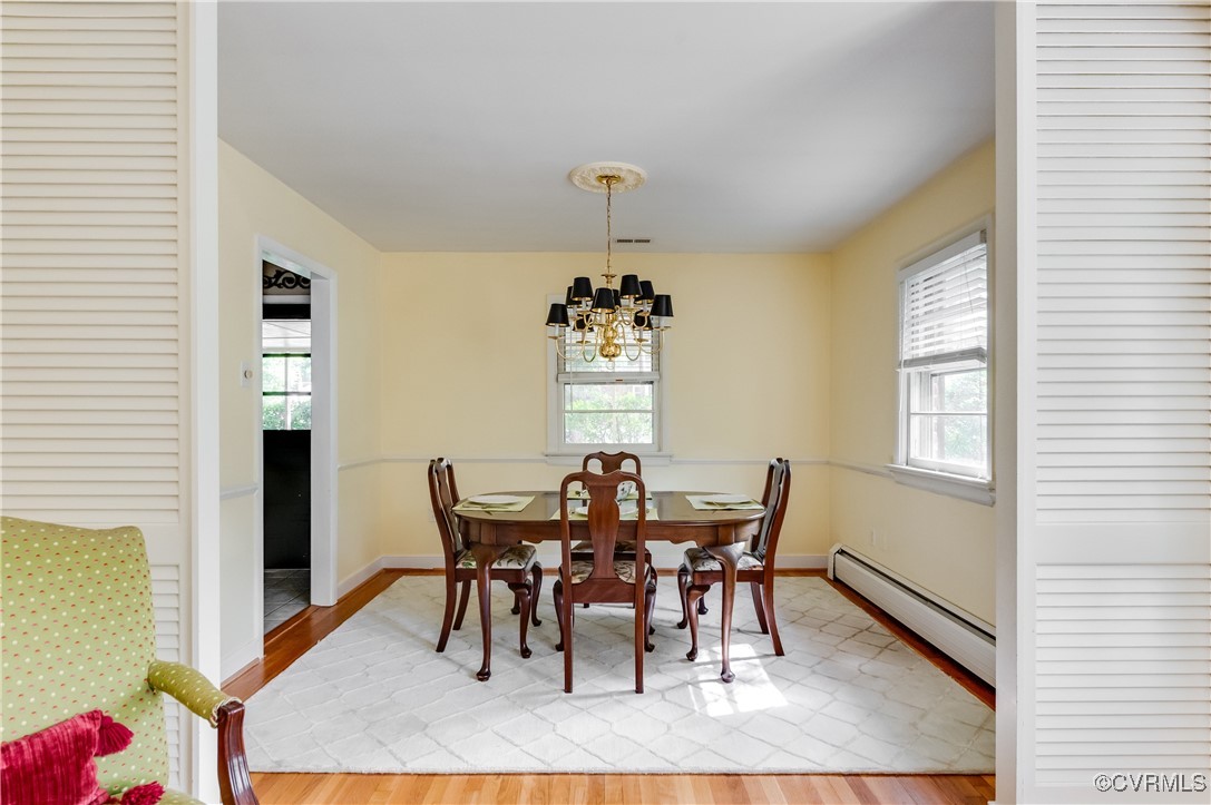 208 Tamarack Road Henrico, VA 23229 - Photo 17 of 35 a view of a dining room with furniture and window
