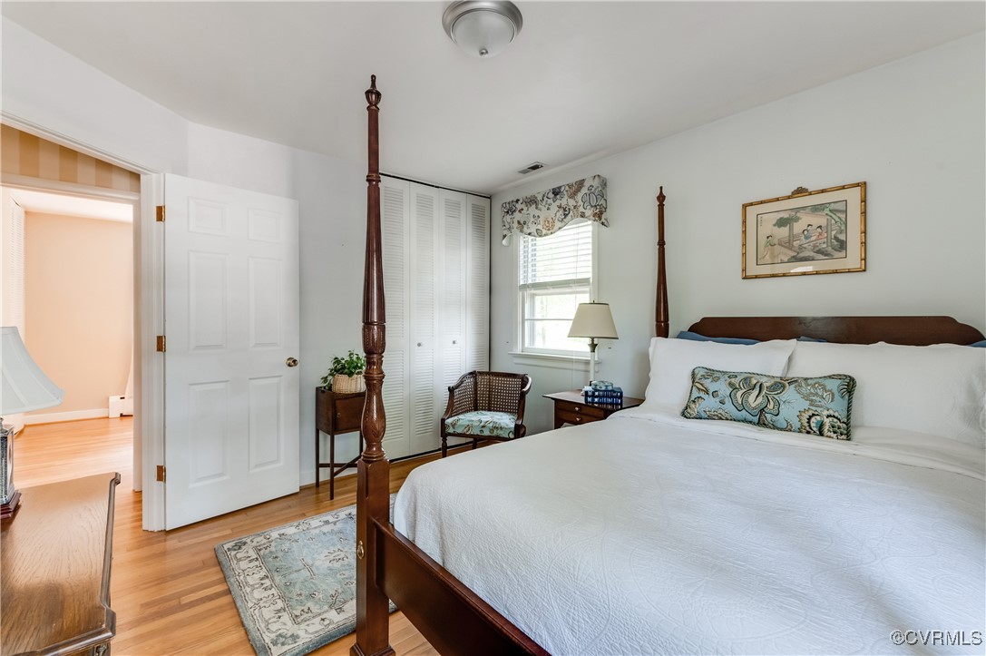 208 Tamarack Road Henrico, VA 23229 - Photo 22 of 35 a bedroom with double bed and a window