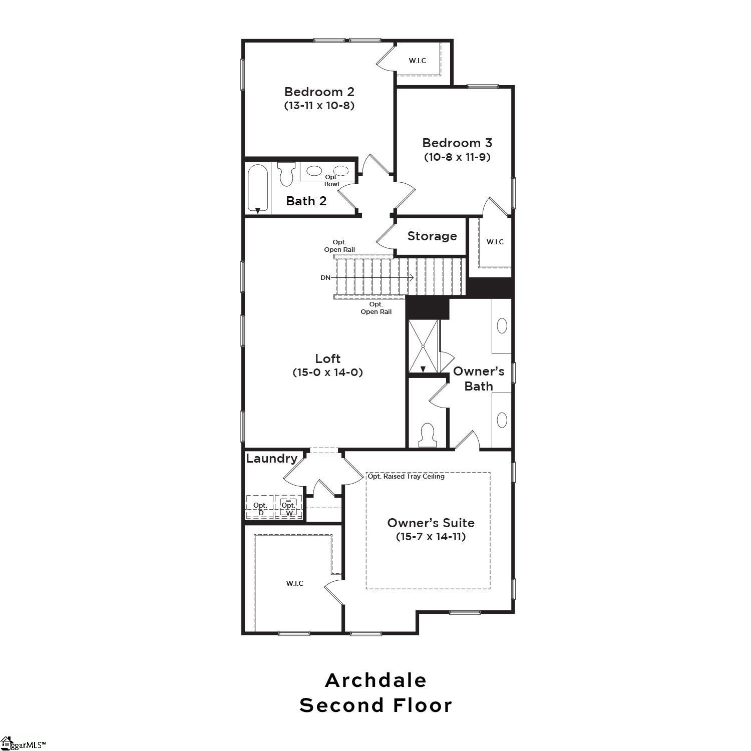 46 Elmsley Road Greenville, SC 29607 - Photo 32 of 33 NOTICE THE SIZE OF THE OWNERS BEDROOM AND SITTING ROOM.