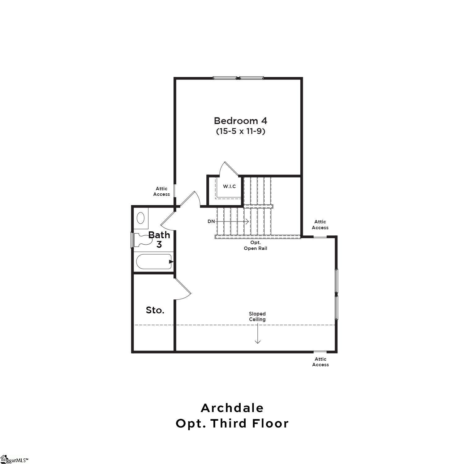 46 Elmsley Road Greenville, SC 29607 - Photo 33 of 33 THIS IS A HUGE BONUS AND FOURTH BEDROOM AND A FULL BATHROOM WOULD MAKE A GREAT GUEST SUITE OR TEENS HANG OUT AREA. OR MAN CAVE...