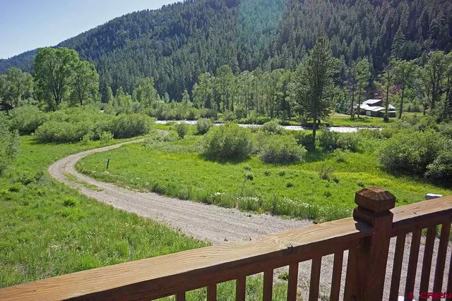 a view of a house with a patio