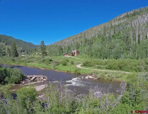 a view of an outdoor space with a lake view