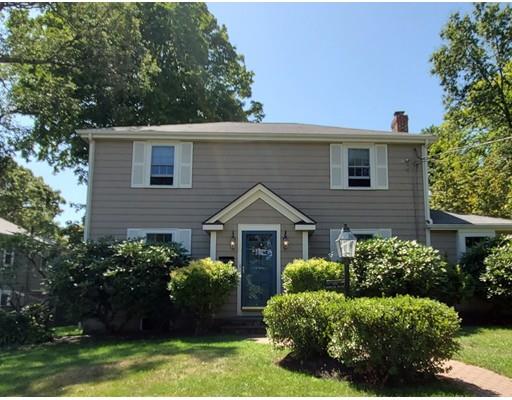 10 Mercer Road Needham, MA 02494 - Photo 1 of 22 a front view of a house with a garden