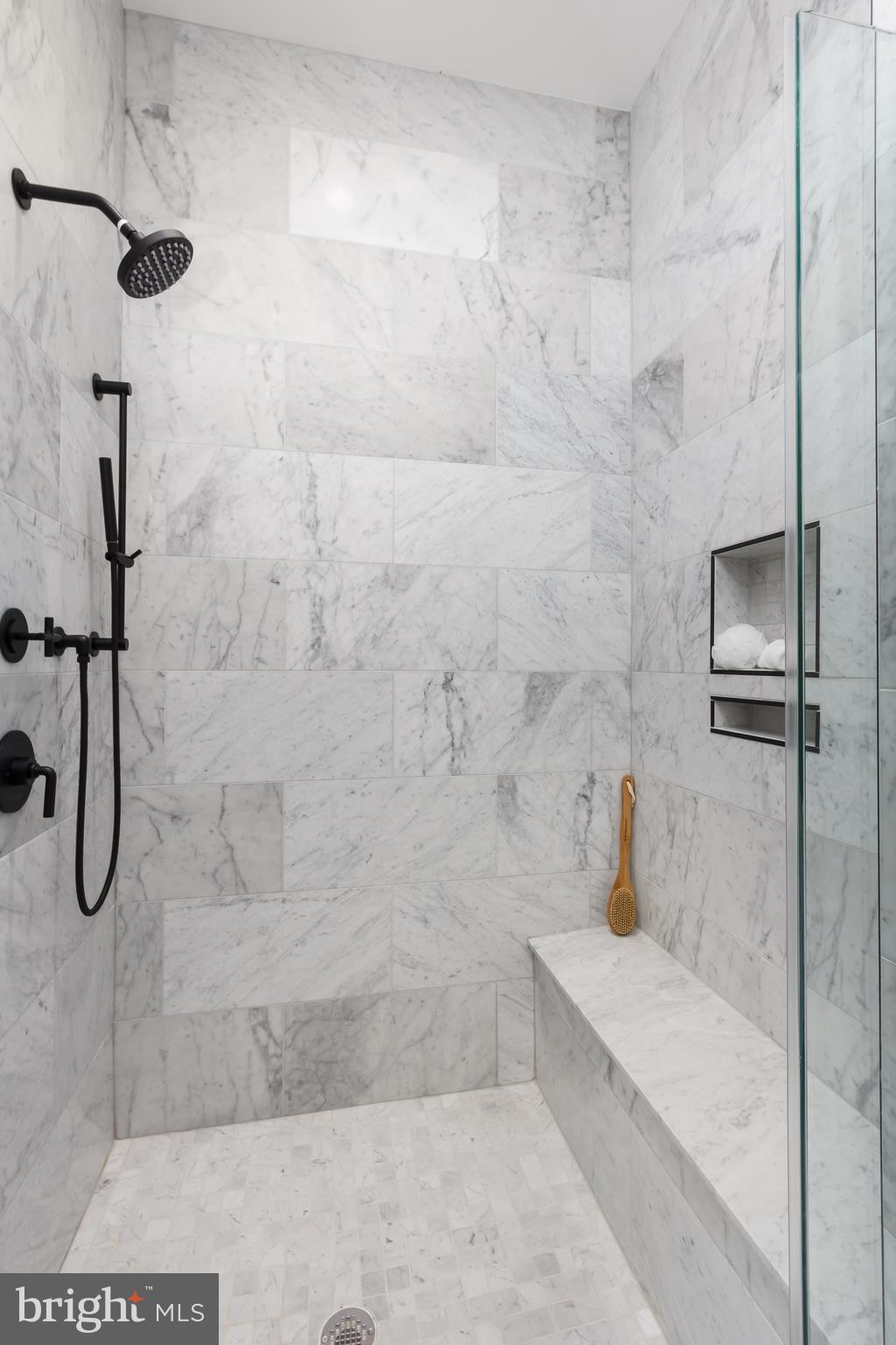 1325 D Street Southeast Washington, DC 20003 - Photo 12 of 16 Owners' Bedroom marble shower