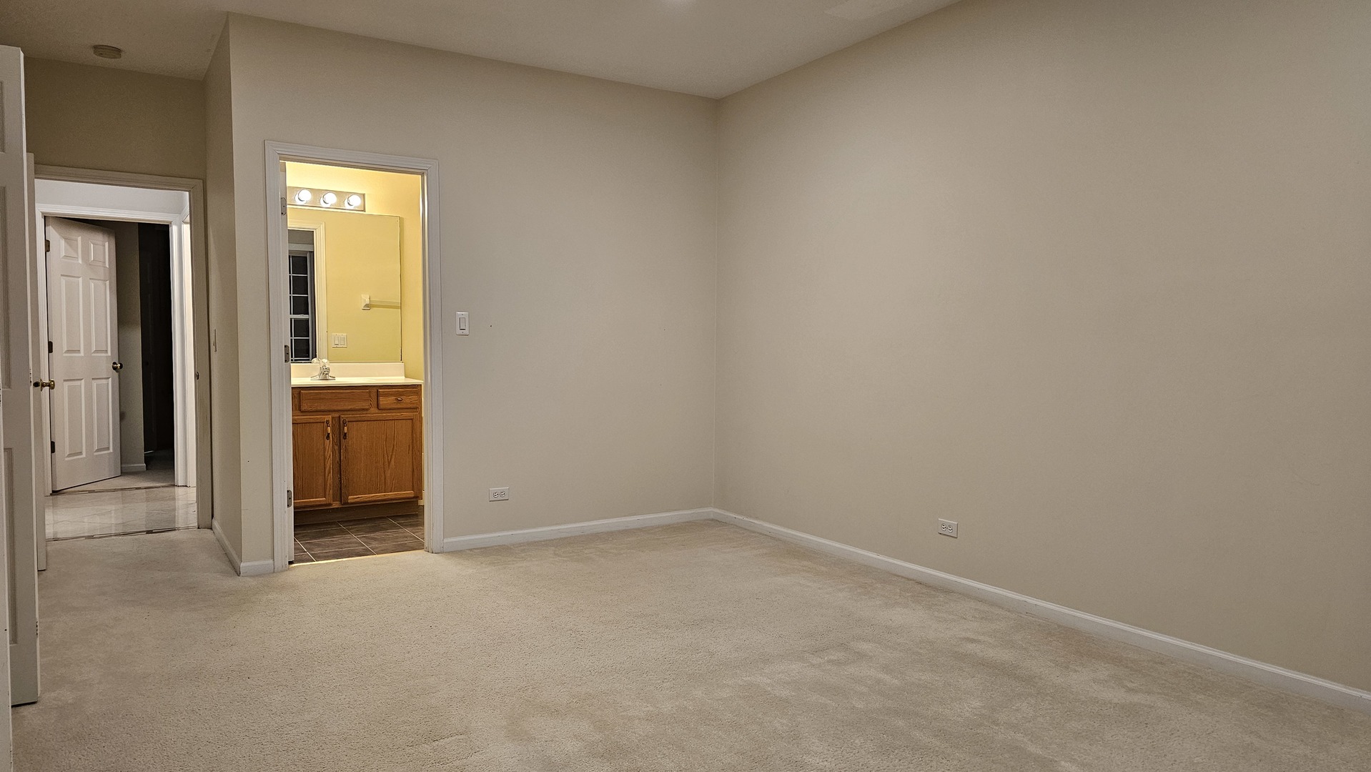 151 North Waters Edge Drive, Unit C Glendale Heights, IL 60139 - Photo 9 of 12 an empty room that has a window