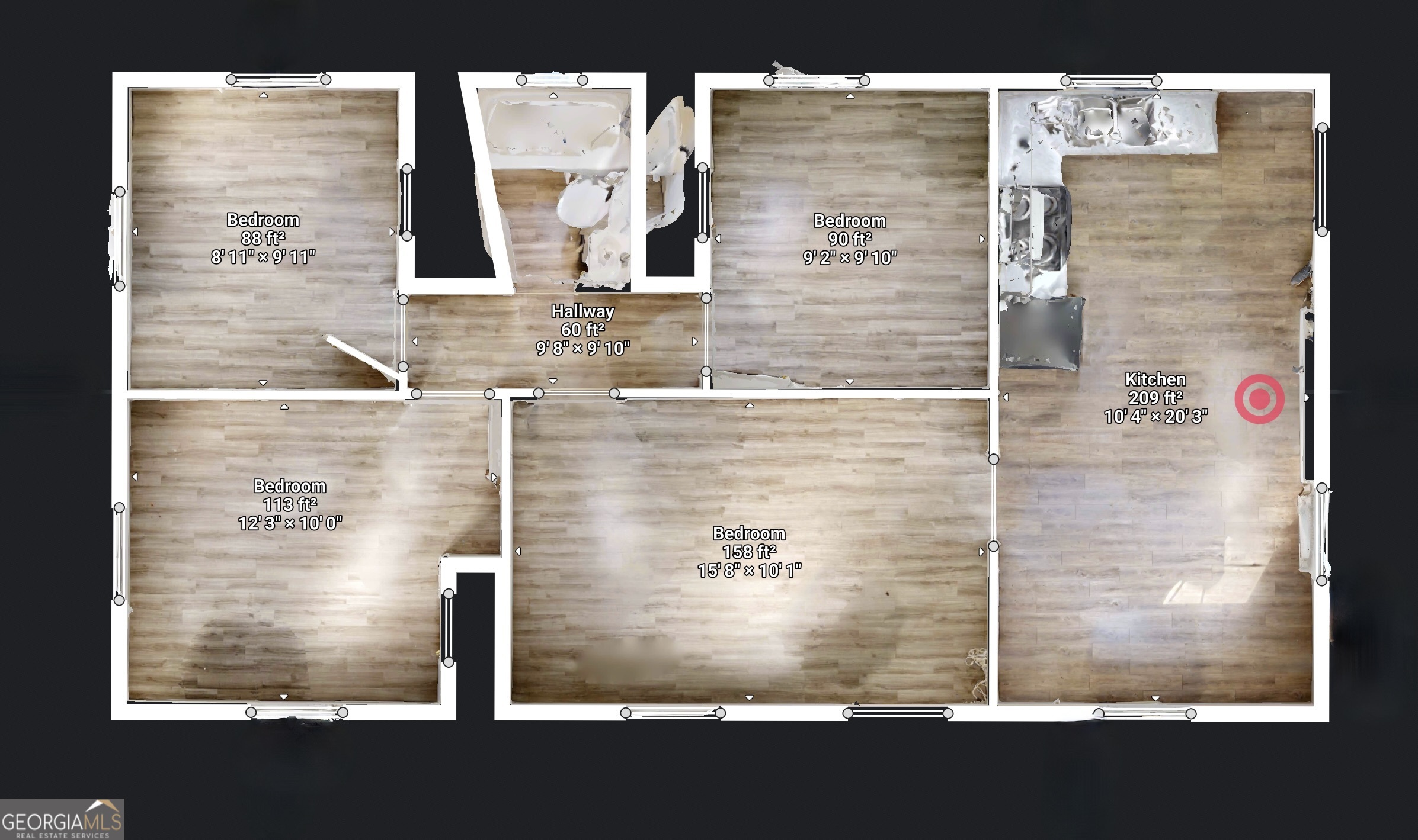 526 Ware Street Blackshear, GA 31516 - Photo 14 of 26 a bathroom with a shower