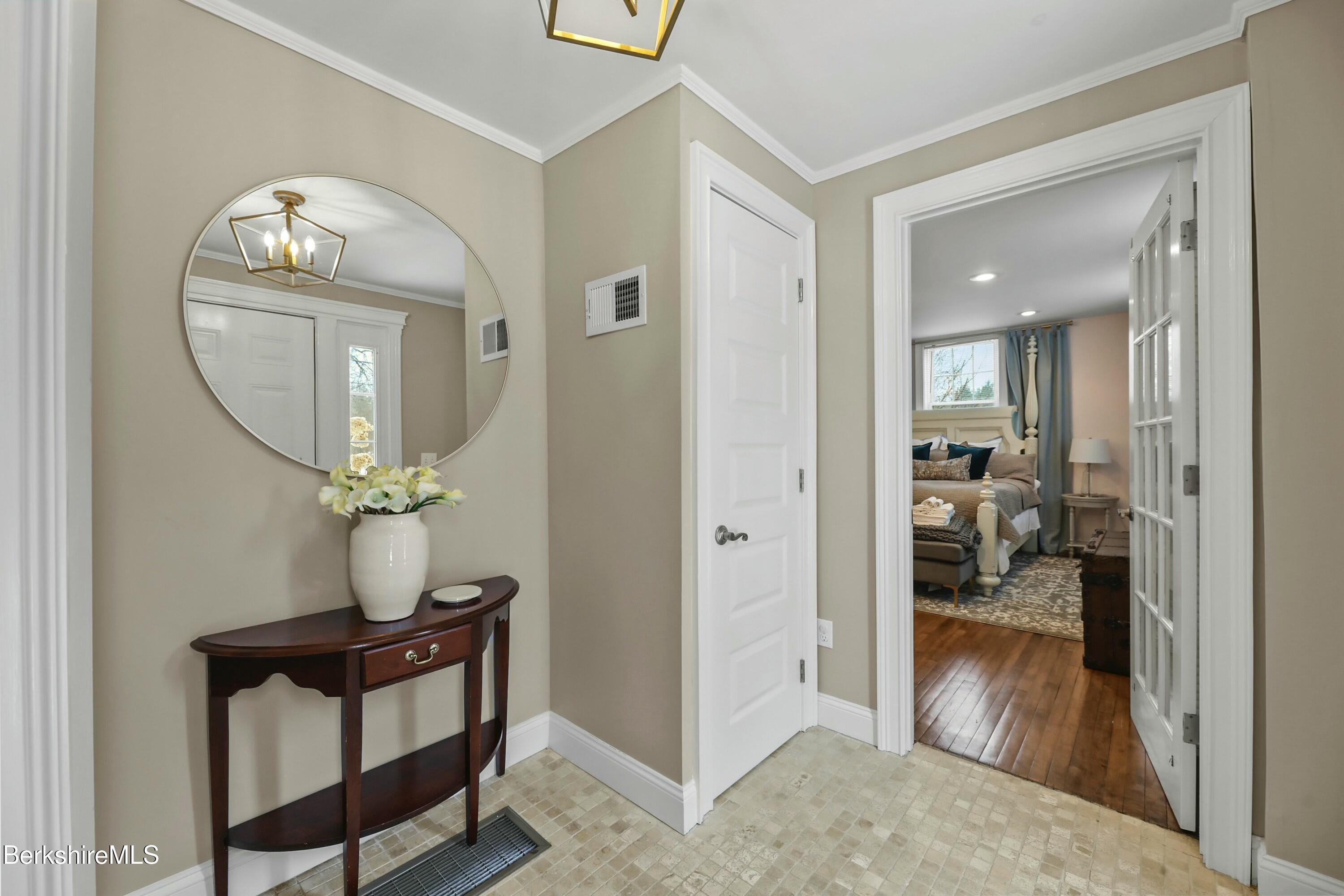 1 Devon Road Stockbridge, MA 01262 - Photo 44 of 45 a view of hall way with mirror