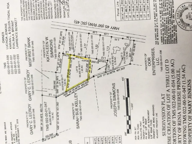 $40,000 | Lot B Bobbie Lane, Pineville, SC 29468