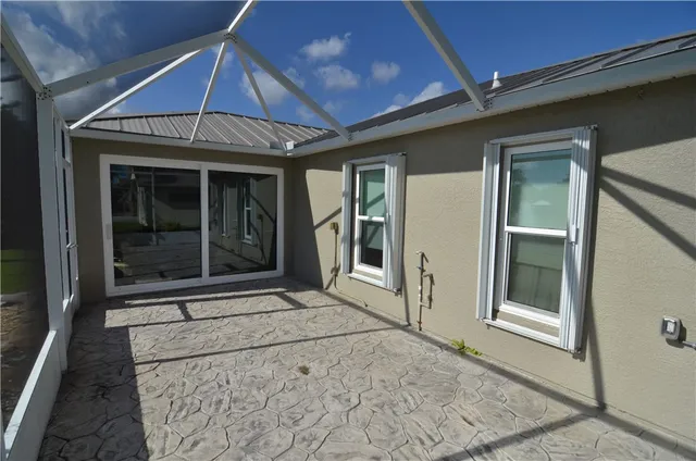 a view of a door of the house