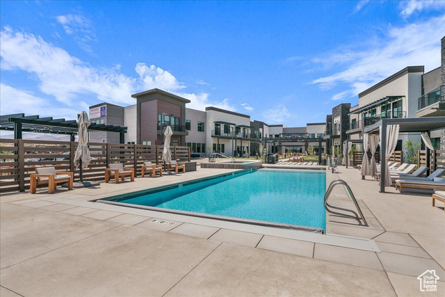 2761 West Lava Hls Road Santa Clara, UT 84765 - Photo 27 of 53 Community pool with a patio