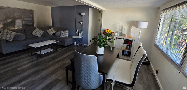 1500 Angel Street North, Unit 53 Layton, UT 84041 - Photo 4 of 20 Open-concept living and dining area with wood-finish flooring