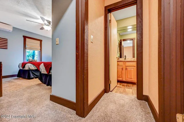 a view of swimming pool from a balcony