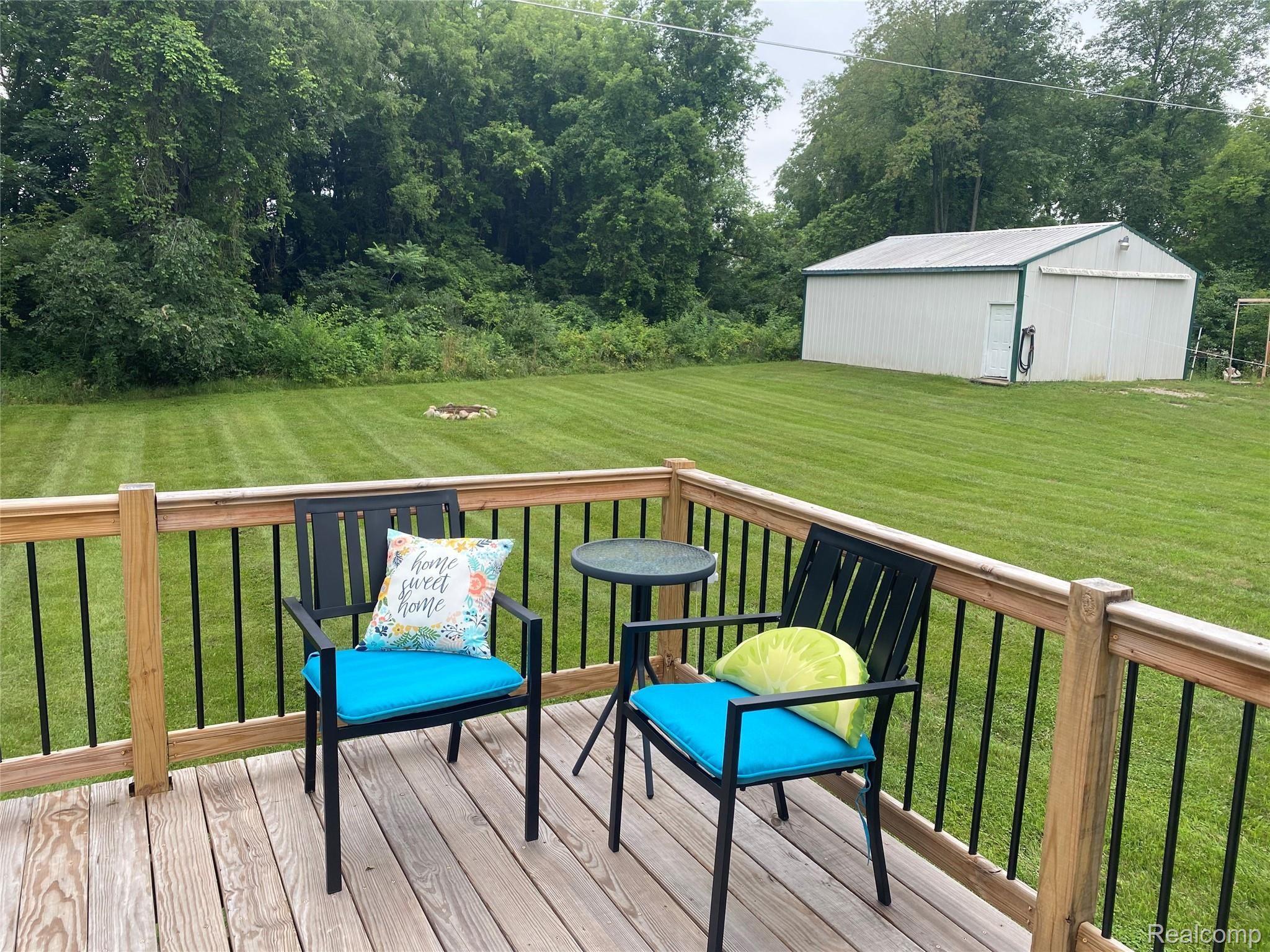 2646 Bowers Road Lapeer, MI 48446 - Photo 23 of 36 Large Private Yard, With Firepit & Polebarn!