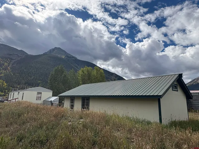 a view of a house with a plants and a tree