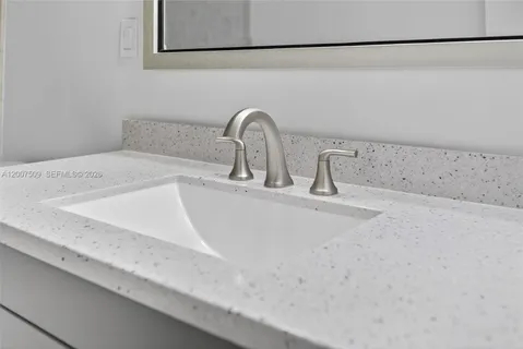 a close view of sink and tap