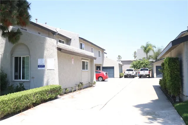 a view of a house with a patio