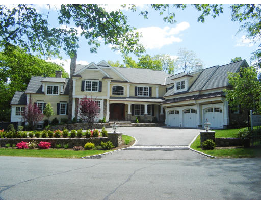 11 White Oak Road Wellesley, MA 02481 - Photo 1 of 1 a front view of house with yard and green space