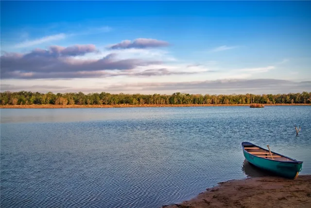 a view of an ocean and beach