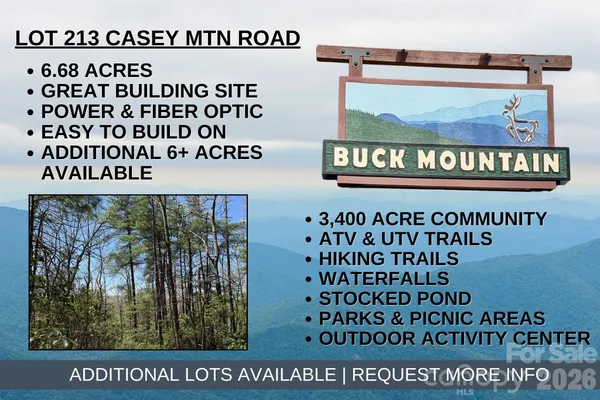 $59,900 | Tbd Casey Mountain Road, Unit 213, Purlear, NC 28665